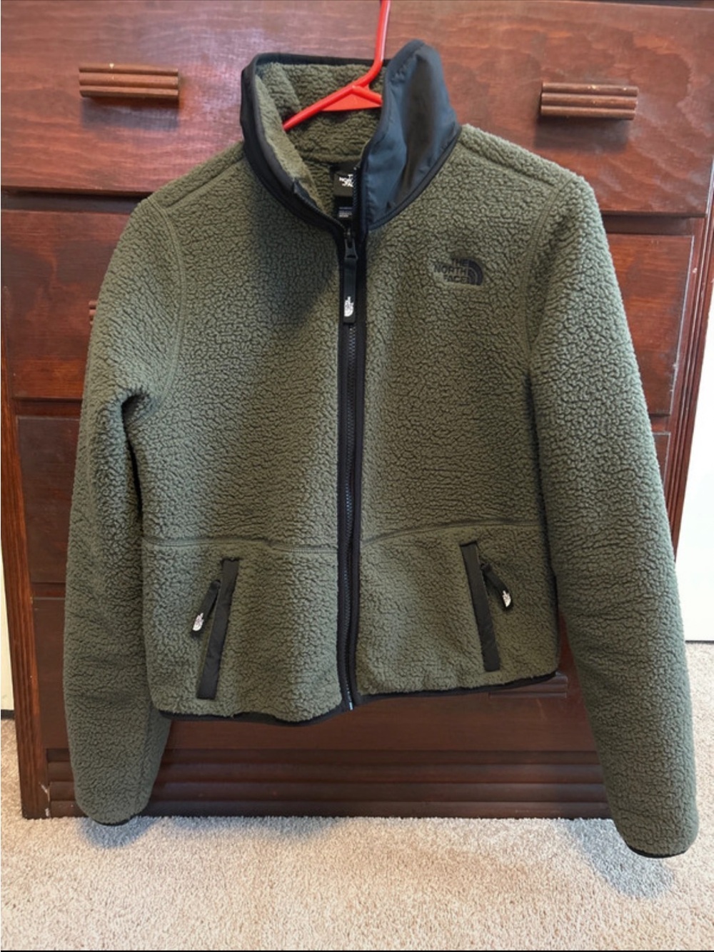 The North Face Women’s X-Small Olive Green Fleece Jacket